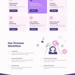Marketiva - Digital Marketing Agency Website UI Figma