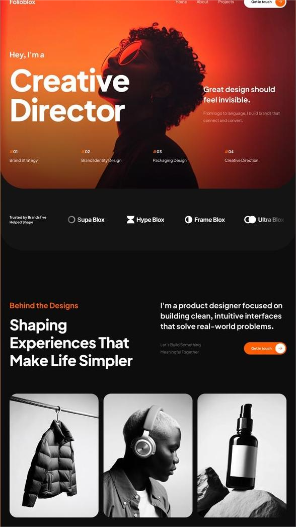 Elevate your portfolio with this free, responsive…(1)